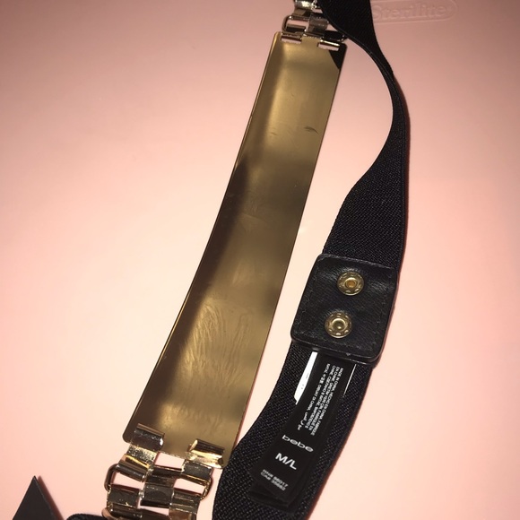 Bebe gold elastic belt - Picture 4 of 5